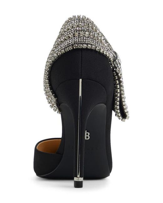 Ted Baker Black Vandi Half D'Orsay Pointed Toe Pump