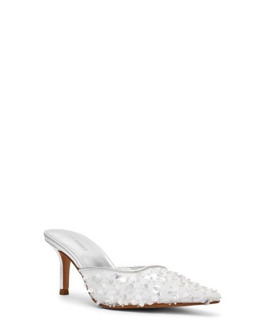 Steve Madden White Alexi Mule