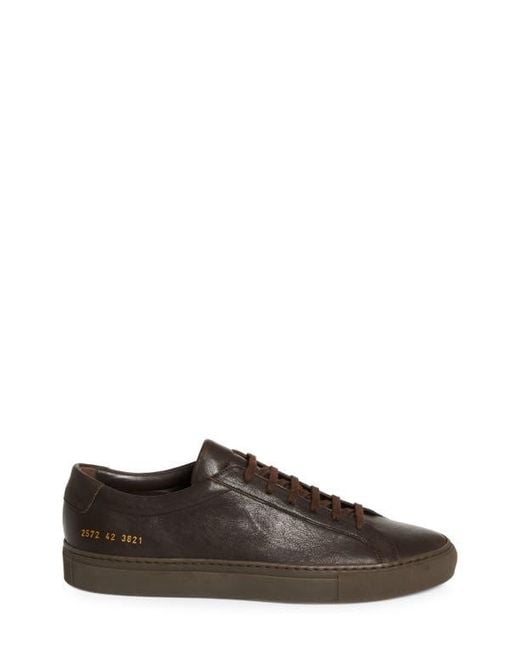 Common Projects Brown Achilles Premium Sneaker for men