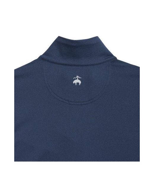 Brooks Brothers Blue Half Zip Pullover for men