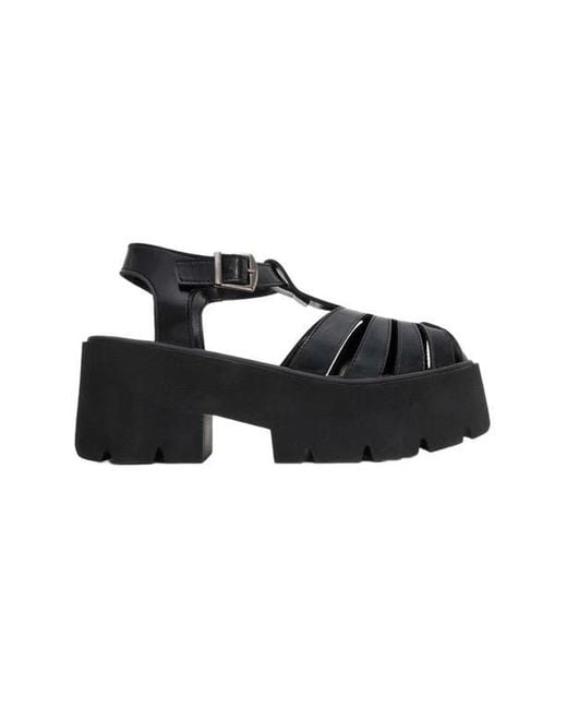 Prologue Shoes Black Verua Platform Sandal