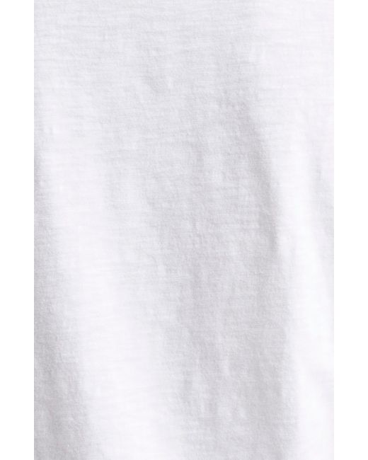 Cinq À Sept White Oui Oui Shrunken Cotton T-shirt