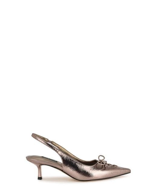 Nine West Multicolor Anora Slingback Pointed Toe Pump