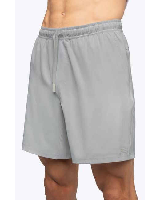 Cuts Gray Crossover Shorts for men