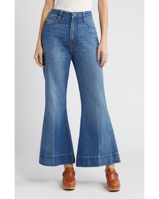 FRAME Blue The Extreme Flare Ankle Jeans
