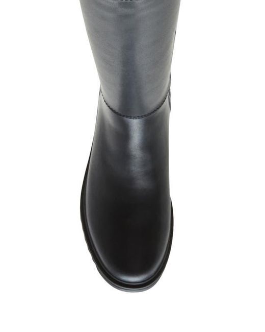 Blondo Black Waterproof Leather Knee High Platform Boots