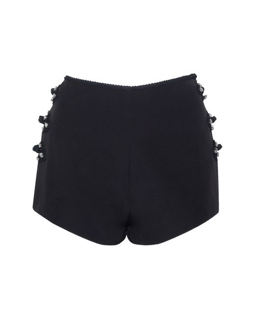 Nasty Gal Black Embellished Micro Shorts