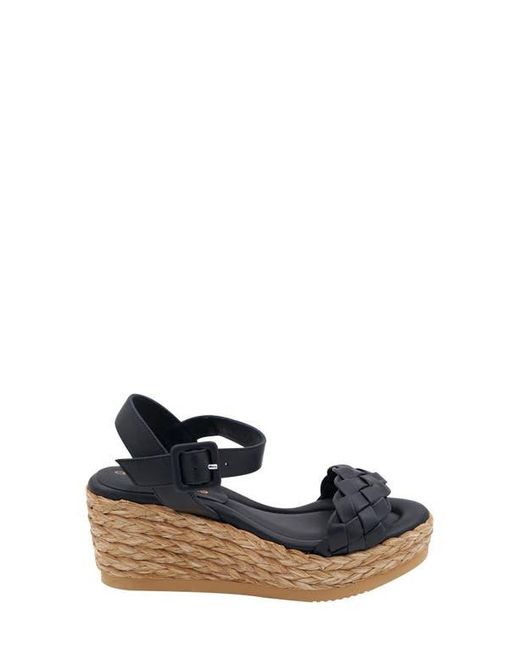Andre Assous Blue Cecilia Wedge Platform Sandal