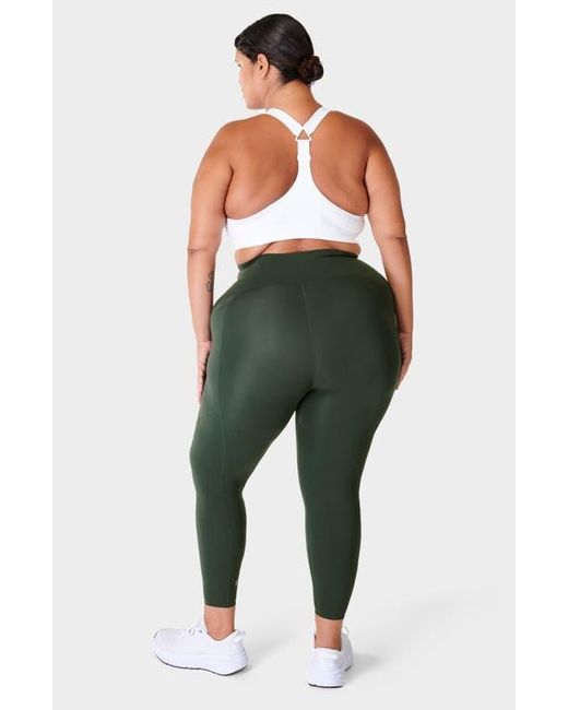 Sweaty Betty Green Power Medium Impact Sports Bra