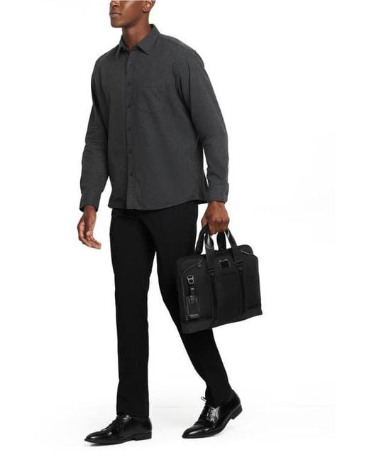 Tumi Black Academy Briefcase for men