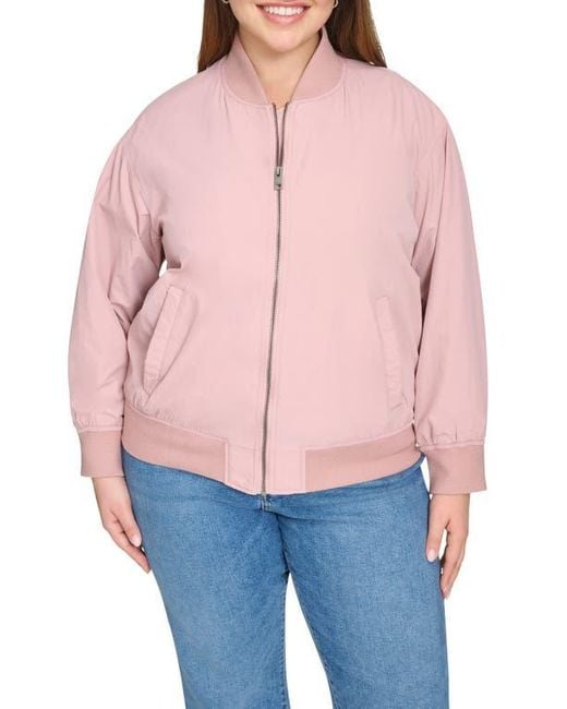 Levi's Blue Relaxed Bomber Jacket
