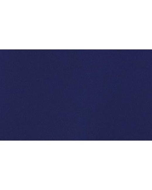 Lucky Brand Blue Avila Asymmetric One-Piece Swimsuit