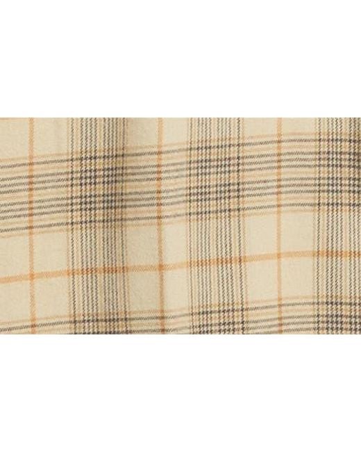 AG Jeans Natural Wayne Plaid Button-Up Work Shirt for men