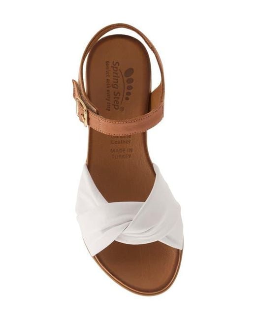 Spring Step Brown Nihira Sandal