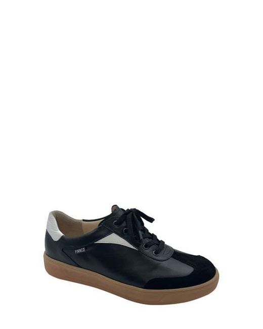 Finn Comfort Black Interlagos Sneaker