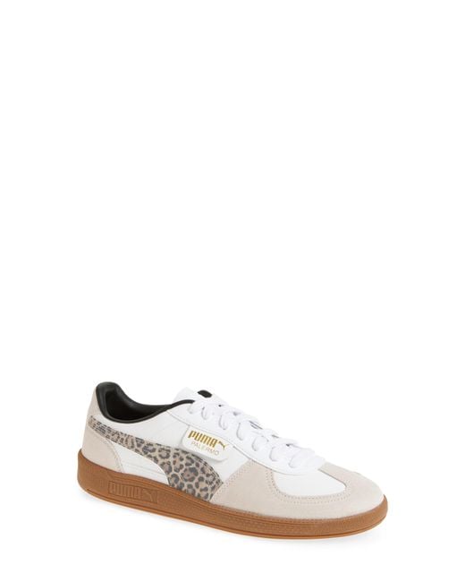 PUMA White Palermo Sneaker