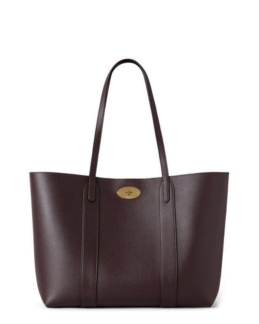 Mulberry Purple Bayswater Leather Tote