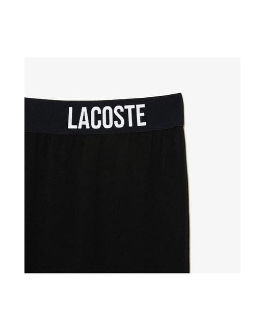 Lacoste Black Pajama Pants for men