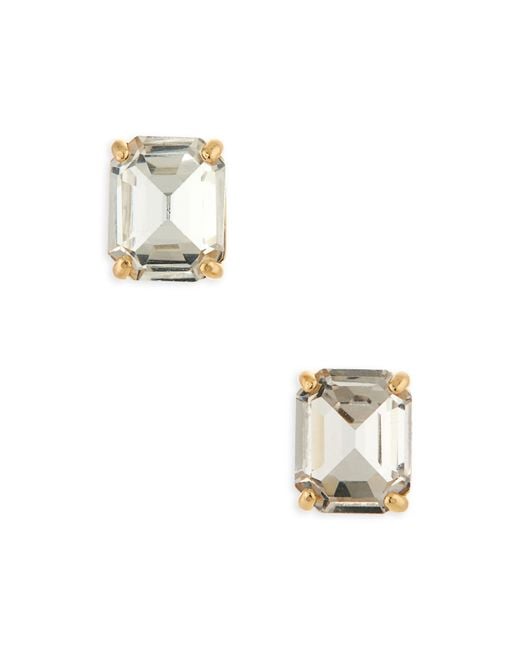 Kurt Geiger Metallic Square Stud Earrings