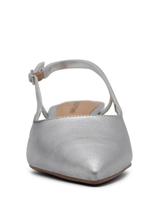 BOTTER Metallic Botolivia Legacy Pointed Toe Slingback Pump