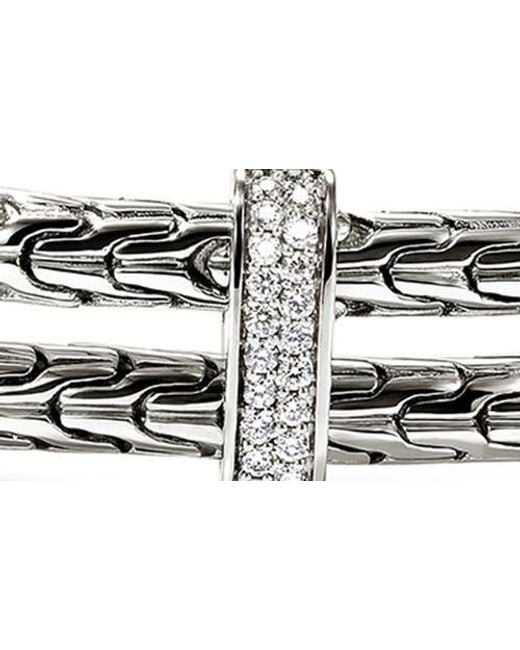 John Hardy Metallic Spear Bangle, 4Mm