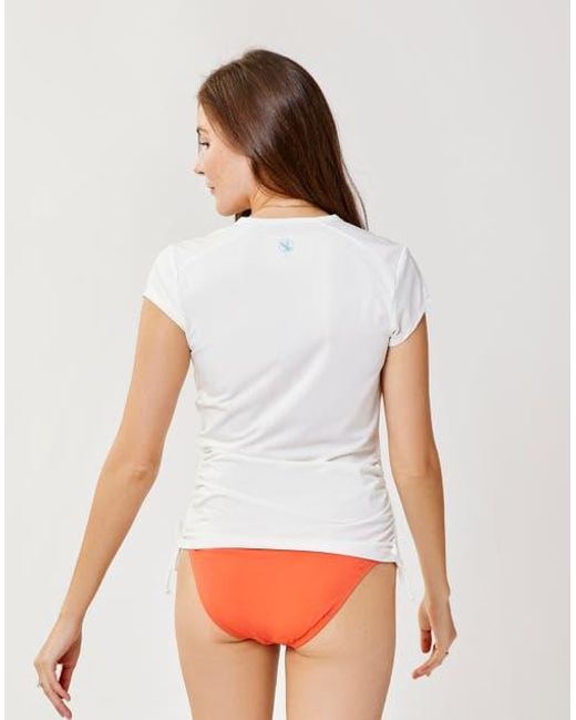 Carve Designs White Dawson Rashguard