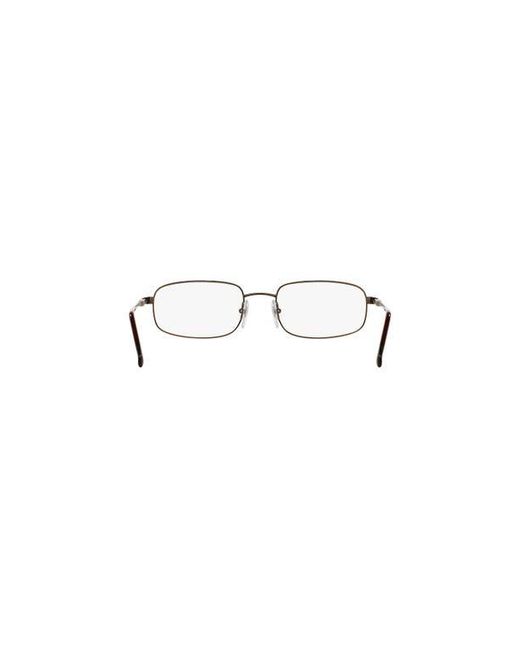Sferoflex Brown 51Mm Rectangle Optical Glasses for men