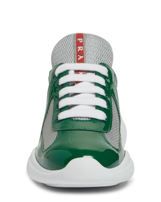 Prada Green America's Cup Sneaker