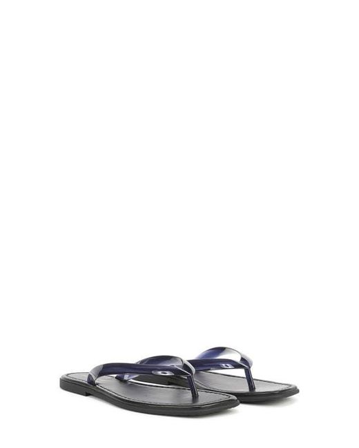Veronica Beard White Clea Flip Flop