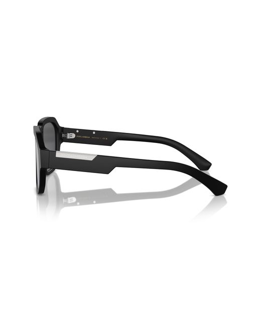 Dolce & Gabbana Black 56mm Pilot Sunglasses for men