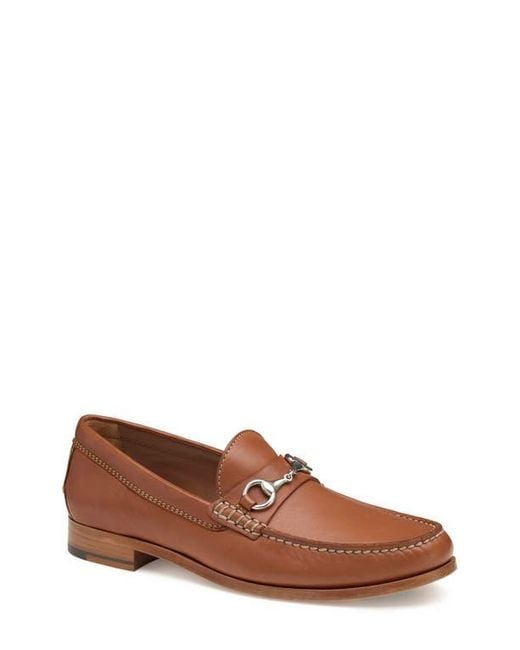 Johnston & Murphy Brown Baldwin Bit Loafer for men