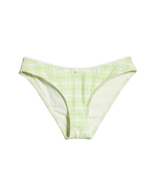 Solid & Striped Green The Daphne High Cut Bikini Bottoms