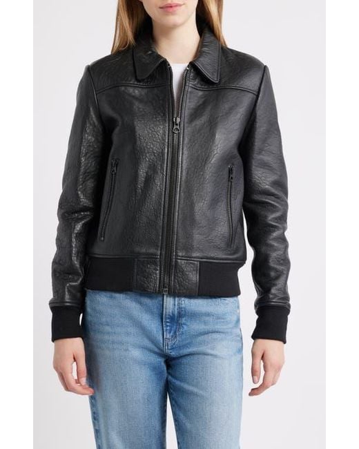 Schott Nyc Black Leather Flight Jacket
