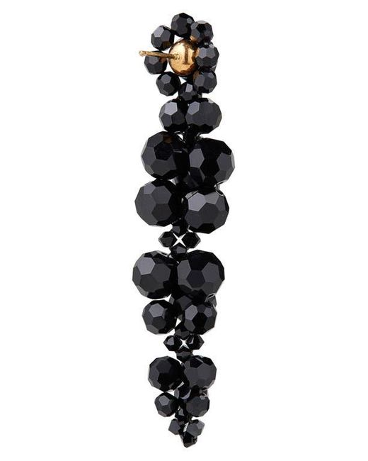 Simone Rocha Black Cluster Drop Earrings
