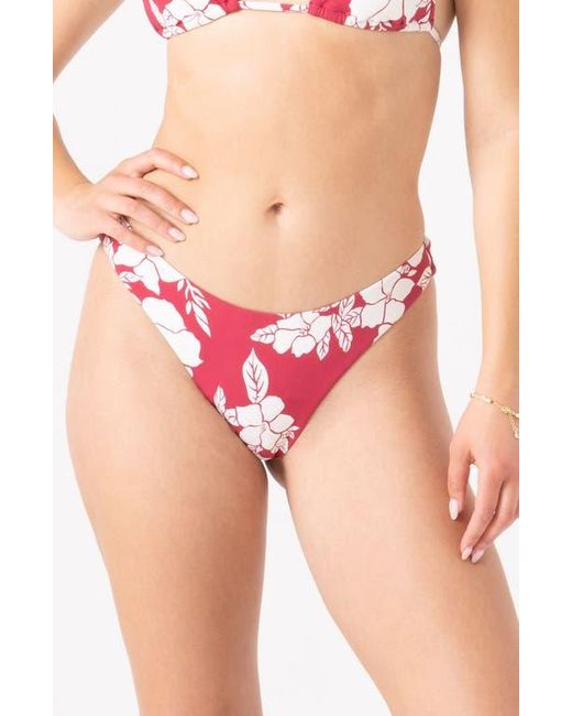 Roxy Pink Hideaway Bikini Bottoms