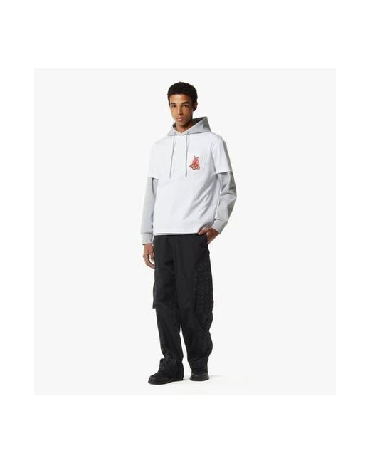 MCM Black Monogram Cargo Pants for men