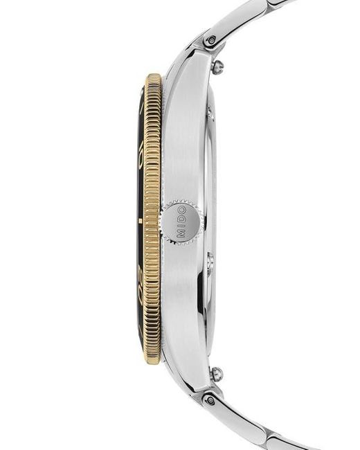 MIDO Gray Ocean Star Captain Automatic Bracelet Watch, 39Mm