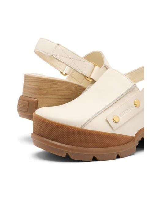 Sorel White Roam'N Rbr Clog