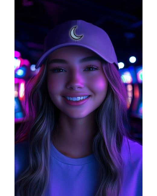 Alix Purple Moon Cap