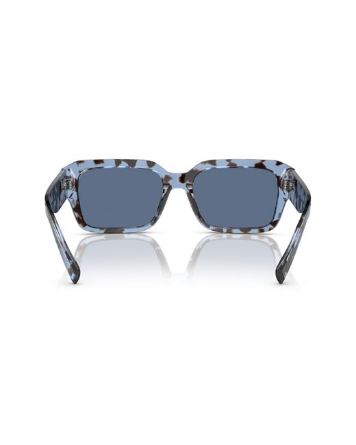 Dolce & Gabbana Blue 56mm Square Sunglasses for men