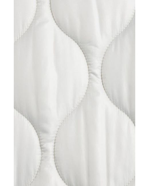 Sam Edelman White Quilted Jacket