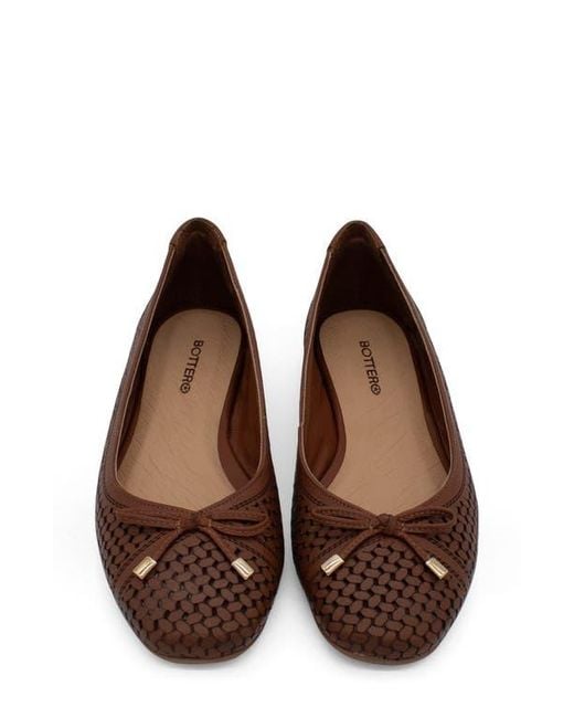 BOTTER Brown Botsamya Ballet Flat