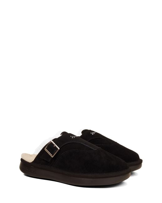 Brunch Black Gender Inclusive Amour Genuine Shearling Slipper for men