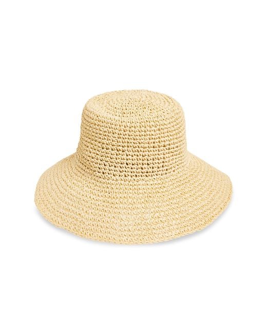 Nordstrom Natural Lantern Packable Straw Bucket Hat