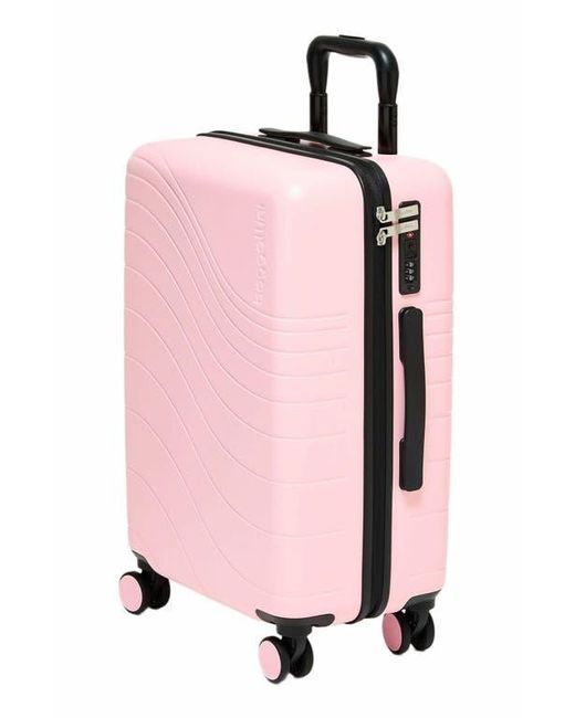 Baggallini Pink Set Wave 22 In. Wheel Hardside Carry-On Suitcase