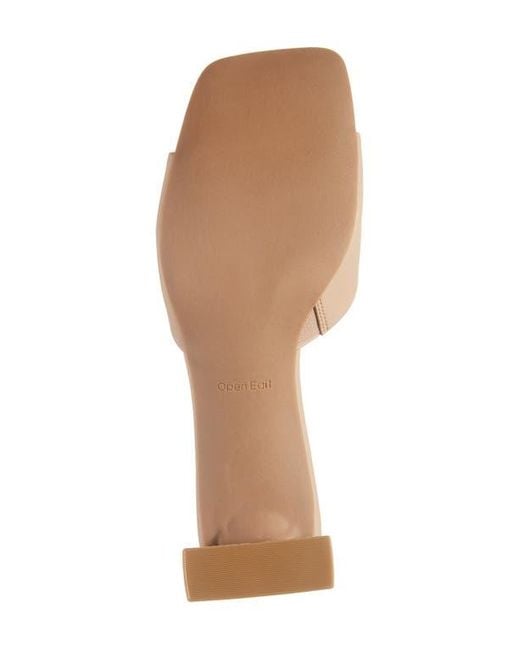 Open Edit White Jaydin Slide Sandal