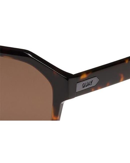 Quay Brown Soundcheck 57Mm Gradient Aviator Sunglasses for men