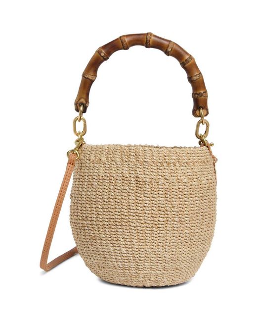 Clare V. Brown Petite Pot De Miel Top Handle Bag