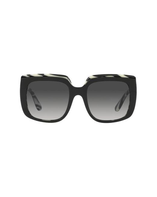Dolce Gabbana 54Mm Gradient Square Sunglasses in Black Lyst