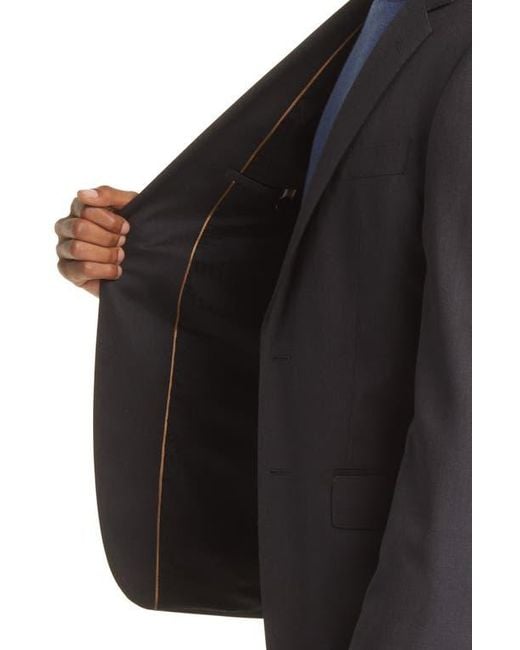 Boss Black Huge Solid Wool Suit for men